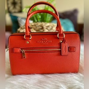 NWT Coach Rowan Satchel in Mango
